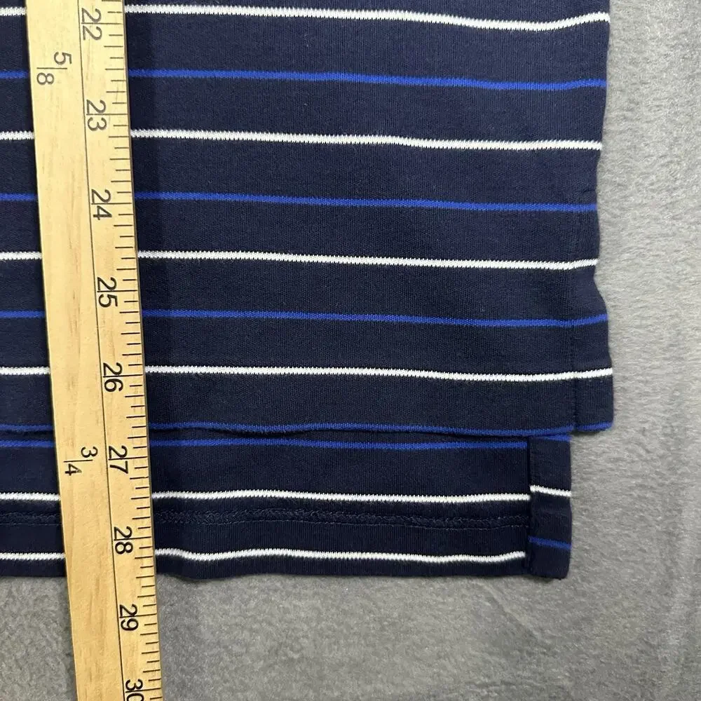 Vintage Polo Ralph Lauren Polo Shirt Navy Blue Men’s M Cotton Striped